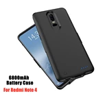 Чехлы для зарядного устройства ZKFYS для Xiaomi Redmi Note 4, чехол для аккумулятора 6500 мАч, внешний аккумулятор, внешний аккумулятор, чехол для зарядного устройства