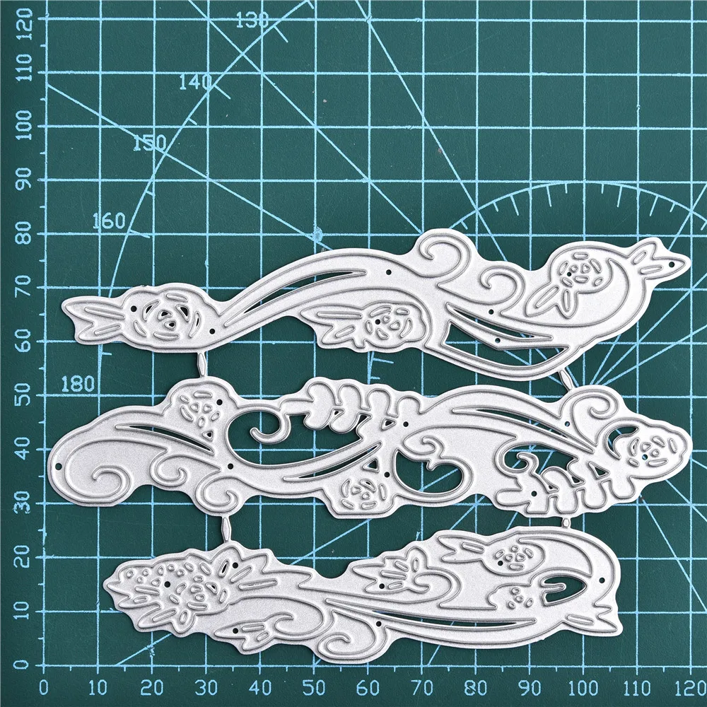 metal cutting dies Naifumodo розы Металлические Вырубные штампы филиал Скрапбукинг высечки для изготовления открыток ремесленные штампы декоративное тиснение Новинка - Цвет: metal cutting dies