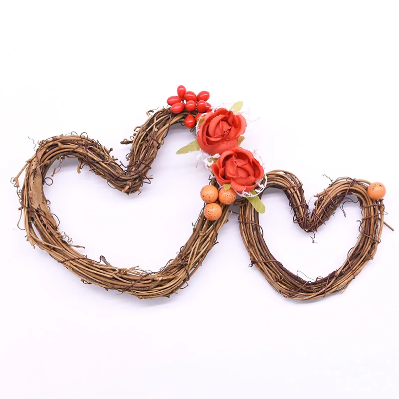 Цветочный венок из ротанга 10-30 см | Дом и сад
