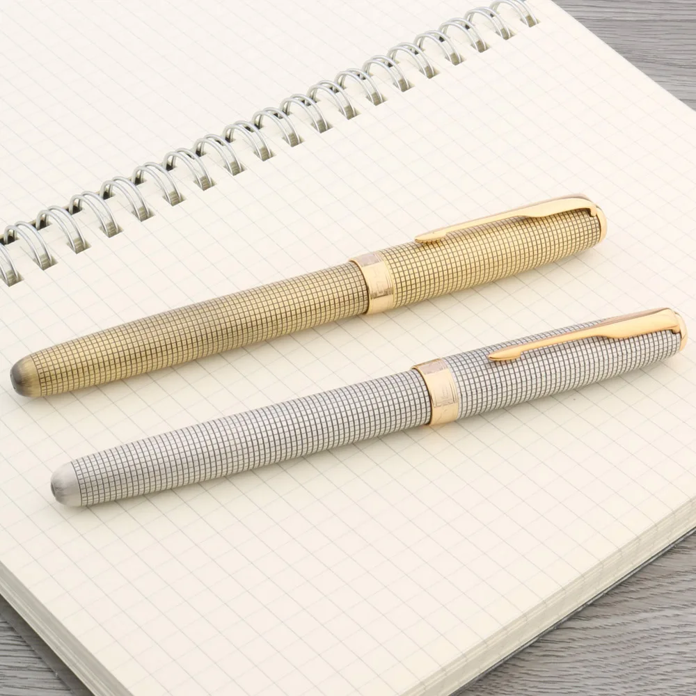 Ручка перьевая JINHAO 75 каллиграфия с узором под золото офисные и школьные