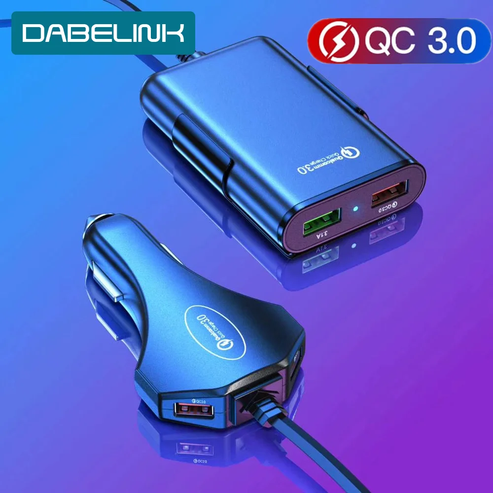 Автомобильное зарядное устройство USB Quick Charge 3 0 QC портативный молоток для