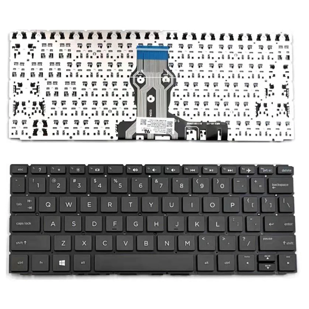 

New For HP Pavilion X360 11-AD 11M-AD 11-AD010CA 11-AD051NR 11-AD108CA 11M-AD013DX 11M-AD113DX Laptop Keyboard US Black