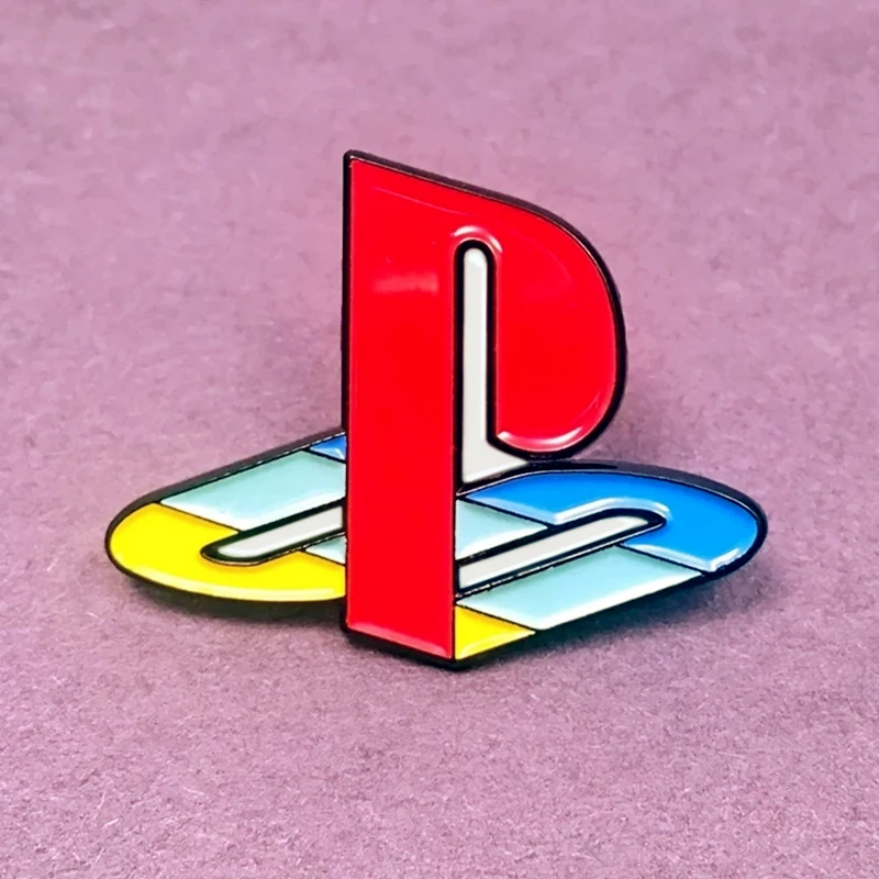 Металлические эмалированные значки Playstation Game брошь для влюбленных Pins броши
