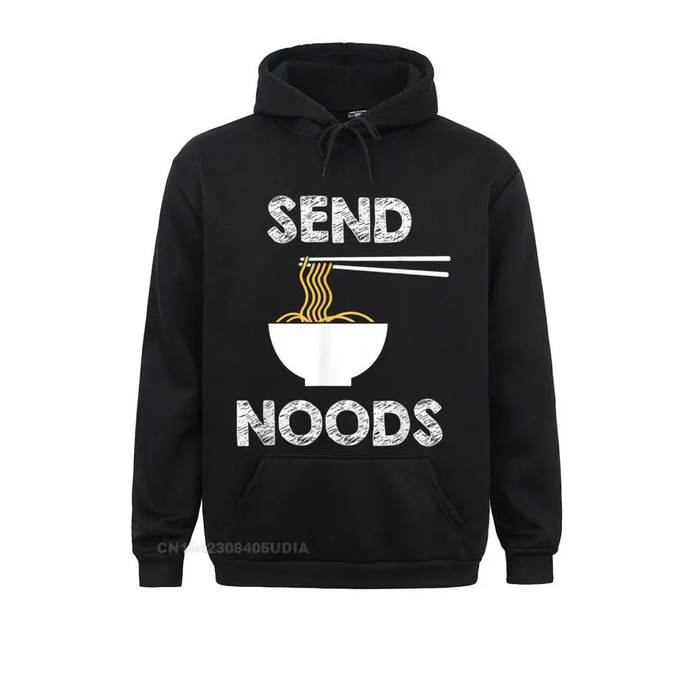 

2021 Discount Women's Sweatshirts Send Noods Funny Noodle Pasta Normal Hoodies VALENTINE DAY Hoods Long Sleeve