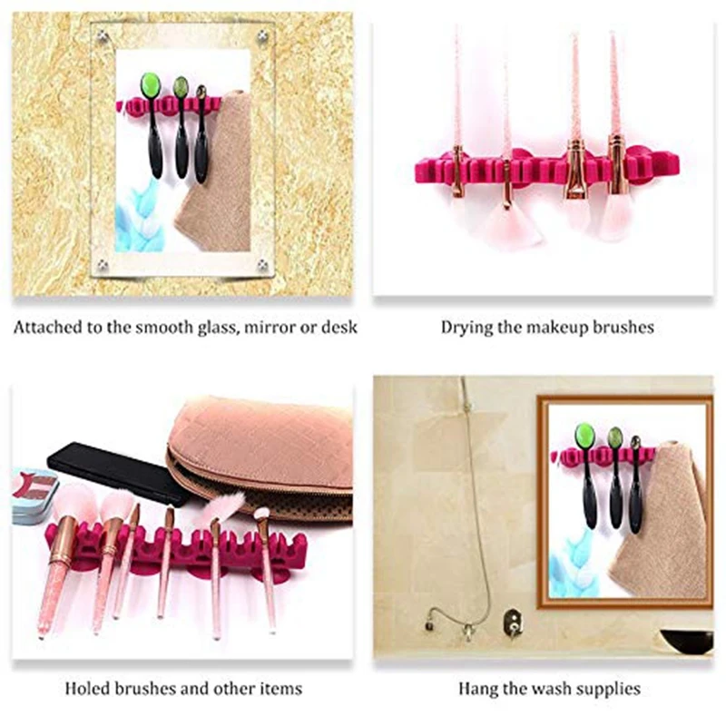 Щетка для сушки воздуха косметичка хранения кистей Органайзер стойка с 4