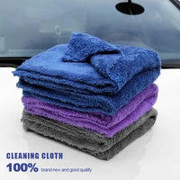 40x40cm 350gsm premium microfiber car detailing super absorbent ultra soft edgeless car washing drying towel