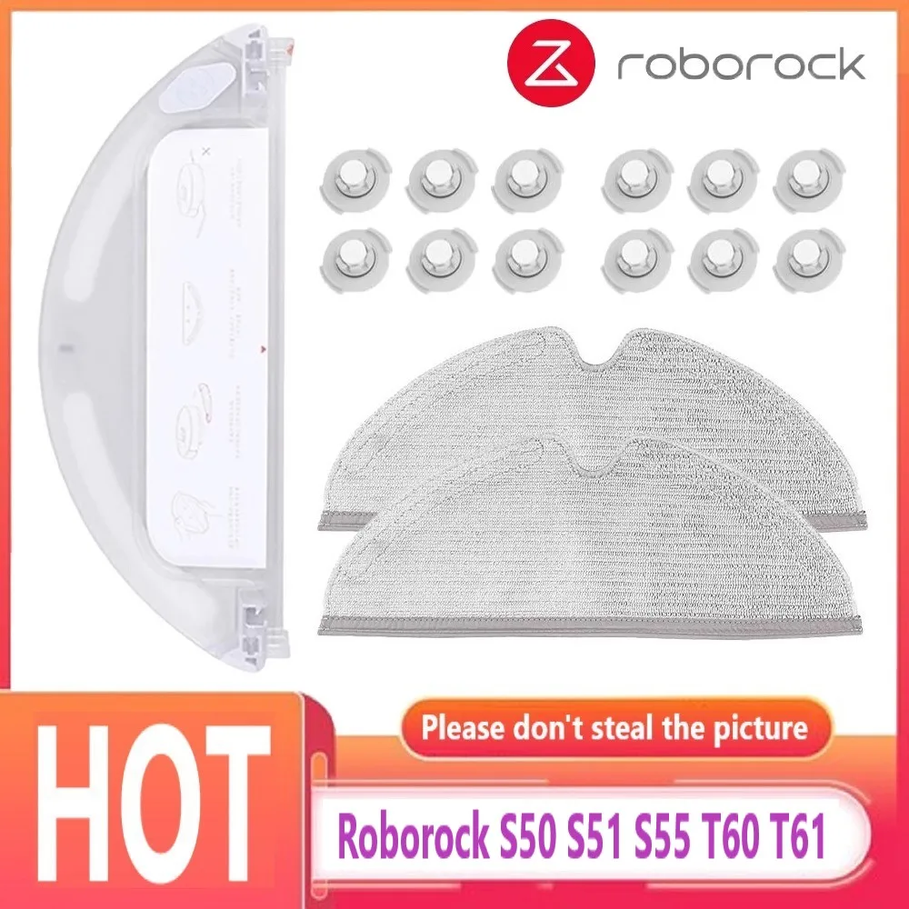 

Набор запчастей для робота-пылесоса Roborock S50, S51, S55, T60, T61, Швабра, тканевые аксессуары