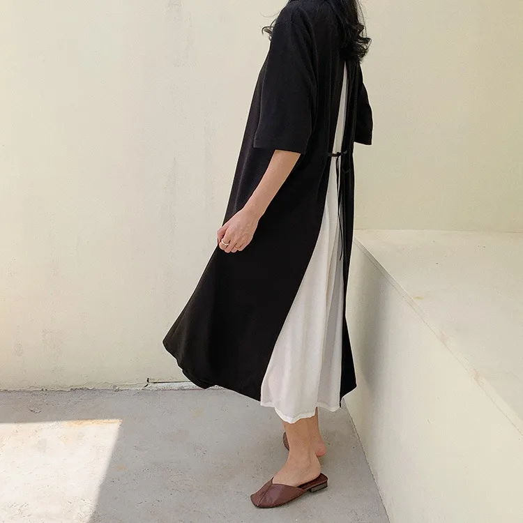 HEROOTD 2021 новые модные повседневные свободные женские длинные летние платья с