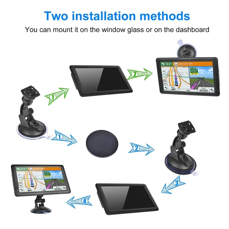 Gps-навигатор для автомобиля-9 дюймов HD Автомобильный gps-навигатор Емкостный