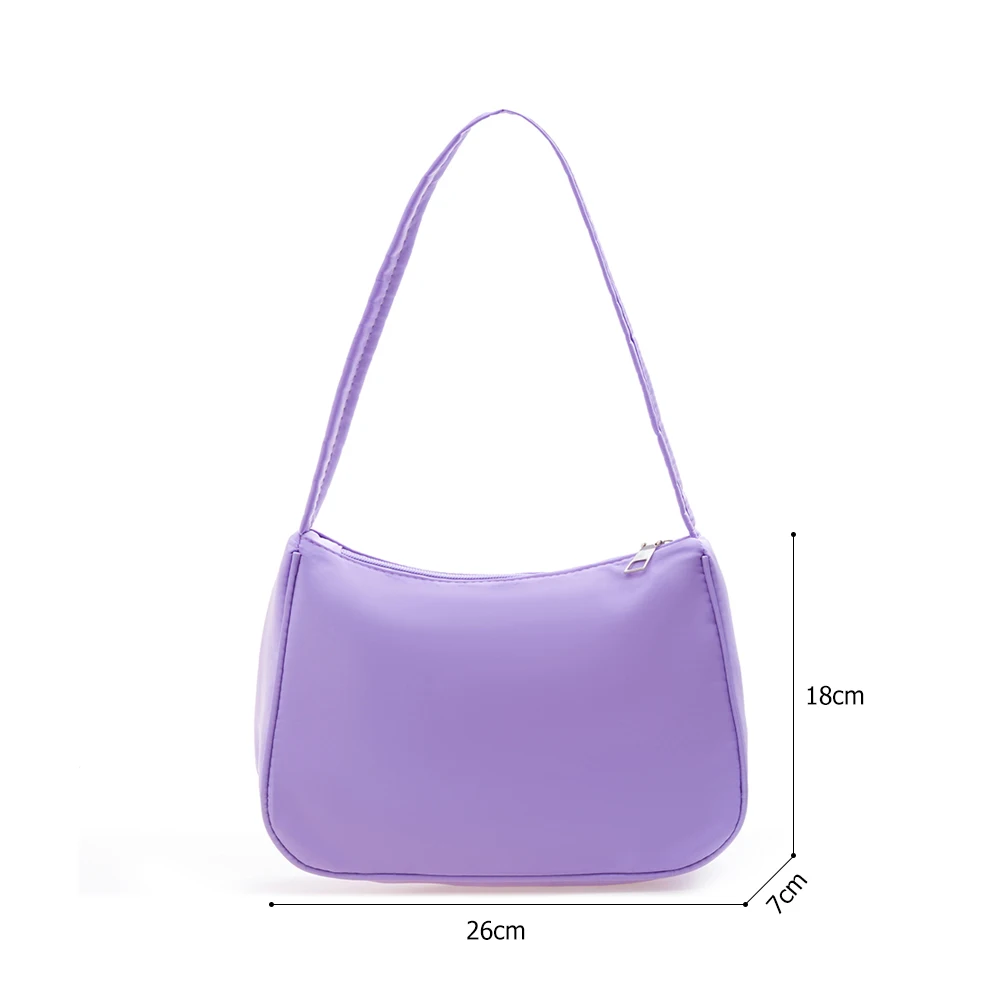 

Simply Crossbody Bags Nylon Solid Color Simple Messenger Bag Lady Chain Travel Small Purses Handbags for Women 2021