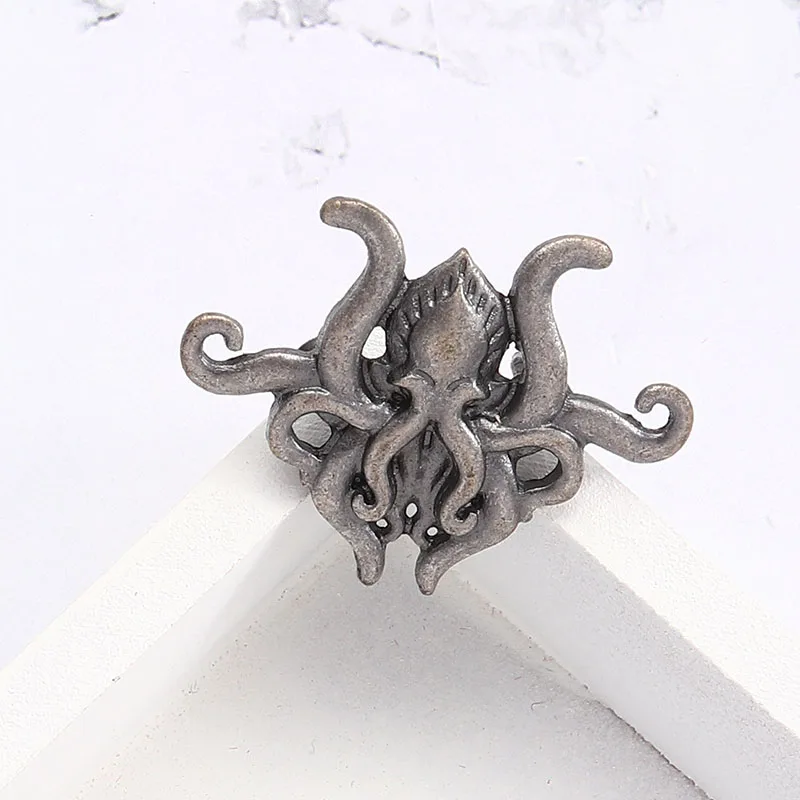 Большой Ктулху эмалированные булавки классический Осьминог Монстр нагрудный