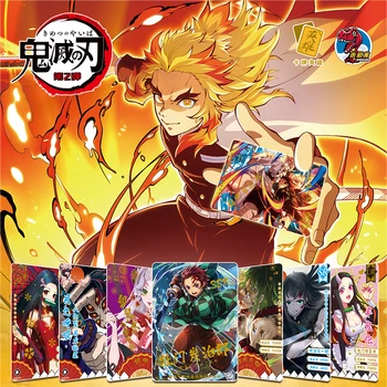 Japanese Anime demon slayer Collections rare Card box Kimetsu No Yaiba Games hobby collectibles Card Battle for child Toys gifts 5