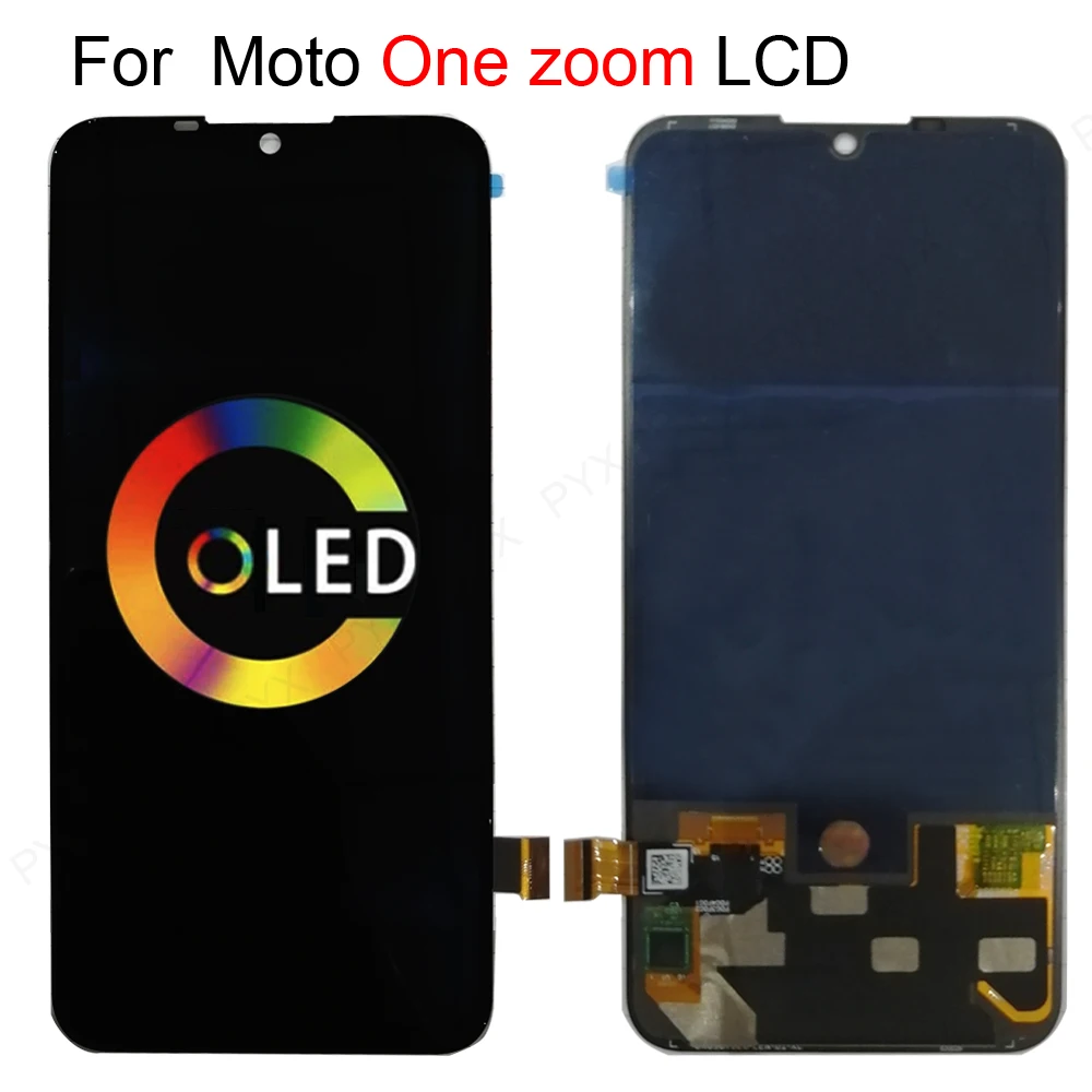 Amoled AAA оригинальный 6 39 &quotдля Moto One Zoom XT2010 Xt12010-1 ЖК-экран дисплей Сенсорное стекло