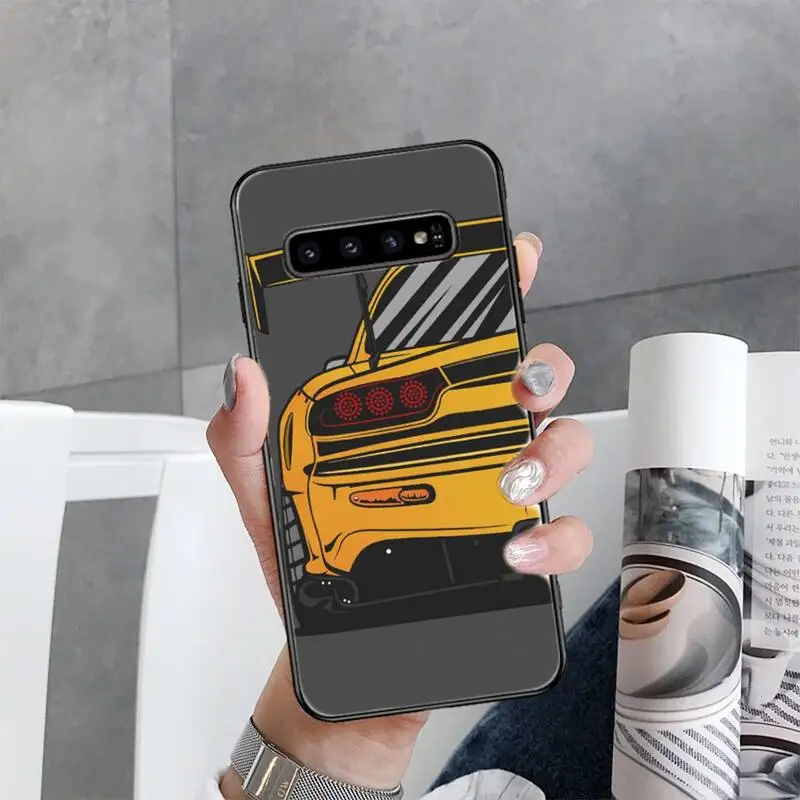 

Cartoon car tail light JDM Phone Cases For Samsung Galaxy S20 Ultra S20 Plus S10 S9 S8 Plus S7 Edge S21 Plus