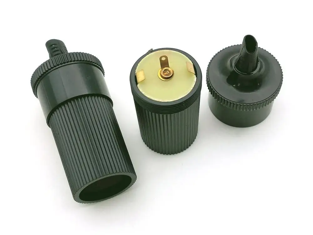 10 шт. автомобильное зарядное устройство разъем для прикуривателя гнездо кабель