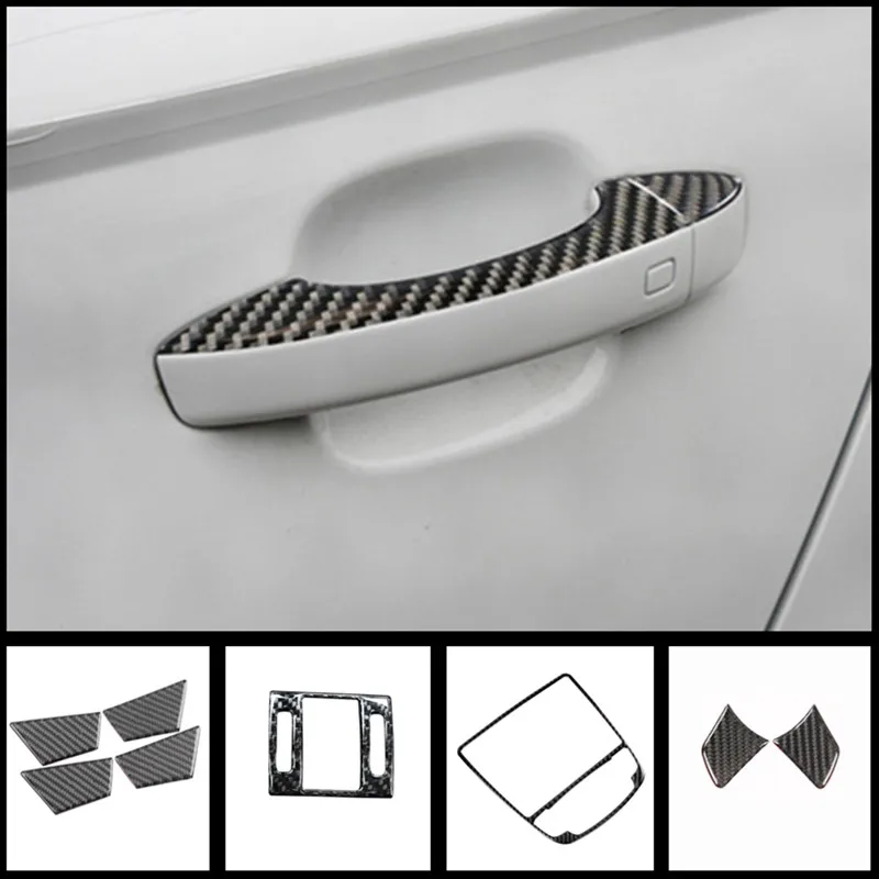 Автомобильный Стайлинг консоли переключения передач из углеродного волокна