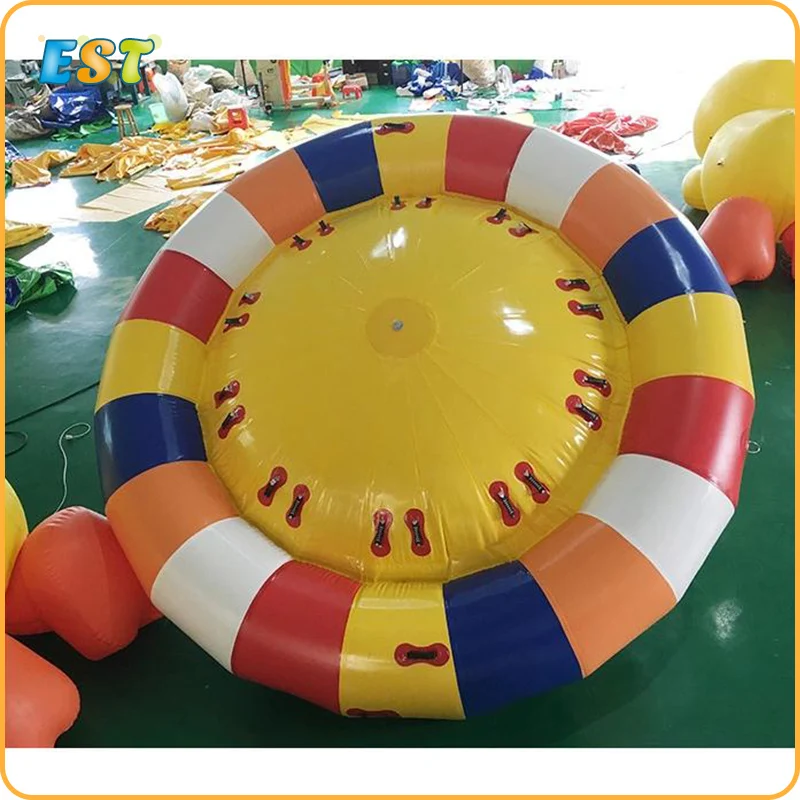 Cheap Price 12 Seats Commercial Tube Inflatable Flying Disco Water Sport Boat For Sale | Surfing Accessories
