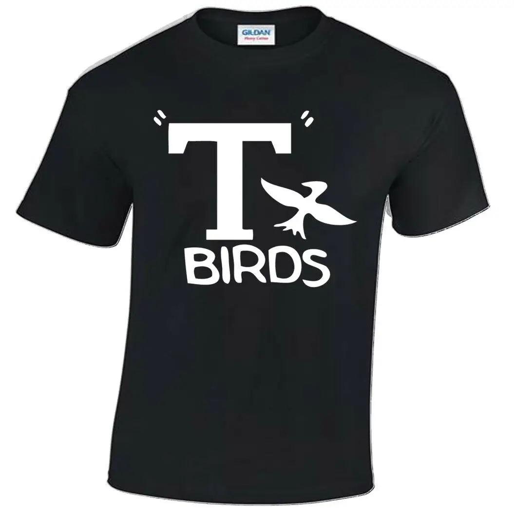 T BIRDS футболка забавная Мужская смазка Траволта нарядное платье Мода ретро |