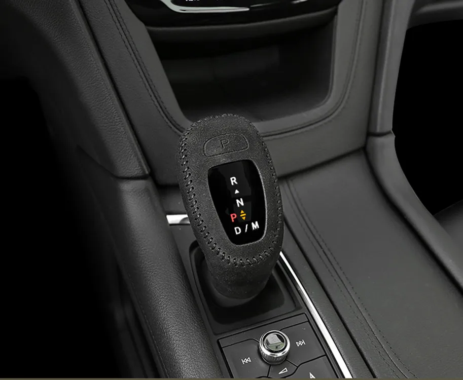 

For Cadillac 2021 xt4 XT5 XT6 DIY leather car gear set gear cover central control gear lever protective cover