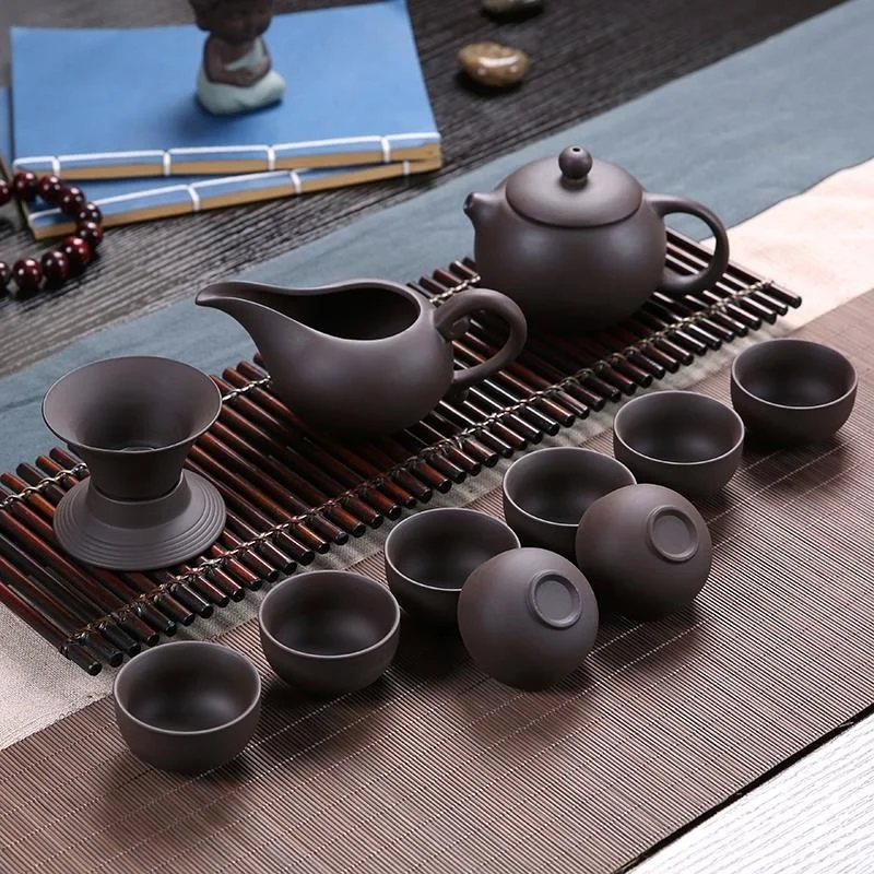 

Kuchni Kitchen Accessories Teaset Kung Fu Afternoon Teapot Cucina Bedroom Decor Kuchnia Travel China Pot Chinese Teaware Tea Set