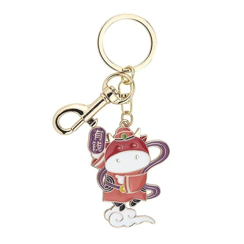 1 шт. Год Брелок бык очаровательны крупного рогатого скота подвесные