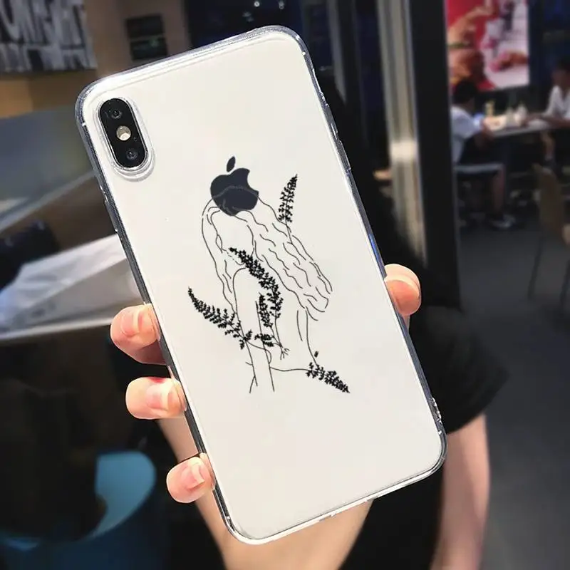 

Colorful Real Dry Flower Phone Case Transparent soft For iphone 5 6 7 8 11 12 s c se plus mini x xs xr pro max funda