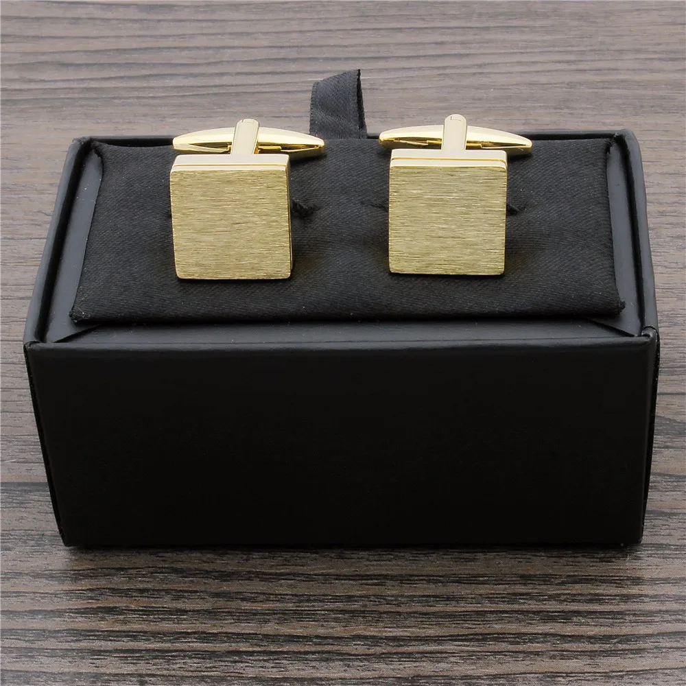 HAWSON модные ионное покрытие черного цвета Запонки Серый цвет с красноватым