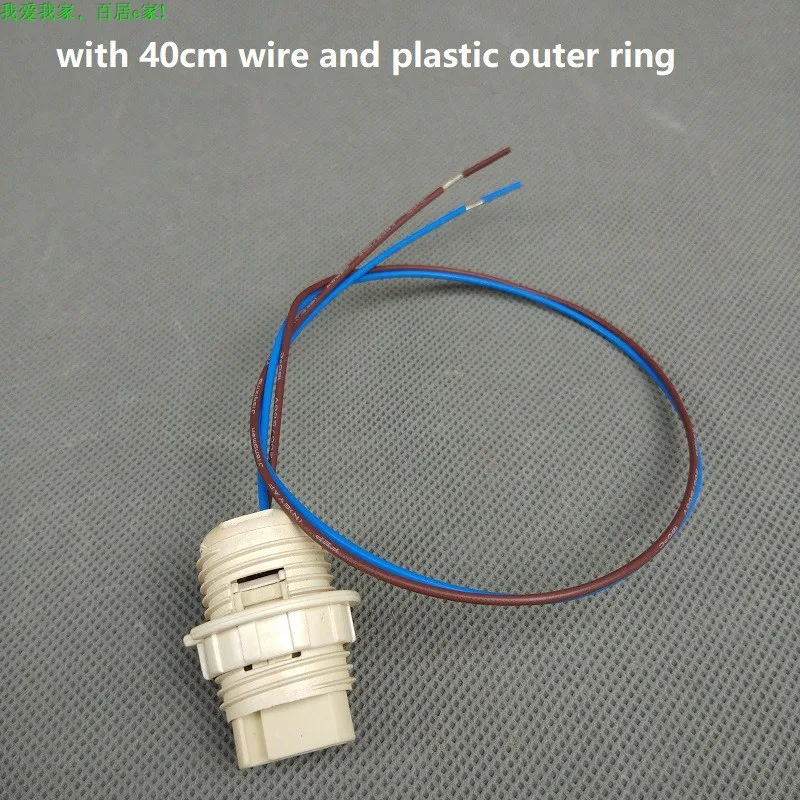 

2 шт./лот D21X36mm G9 Керамический патрон для лампы с пластиковой полный зуб держатель с Наружное кольцо с украшением в виде кристаллов G9 держатель лампы CE с проводом