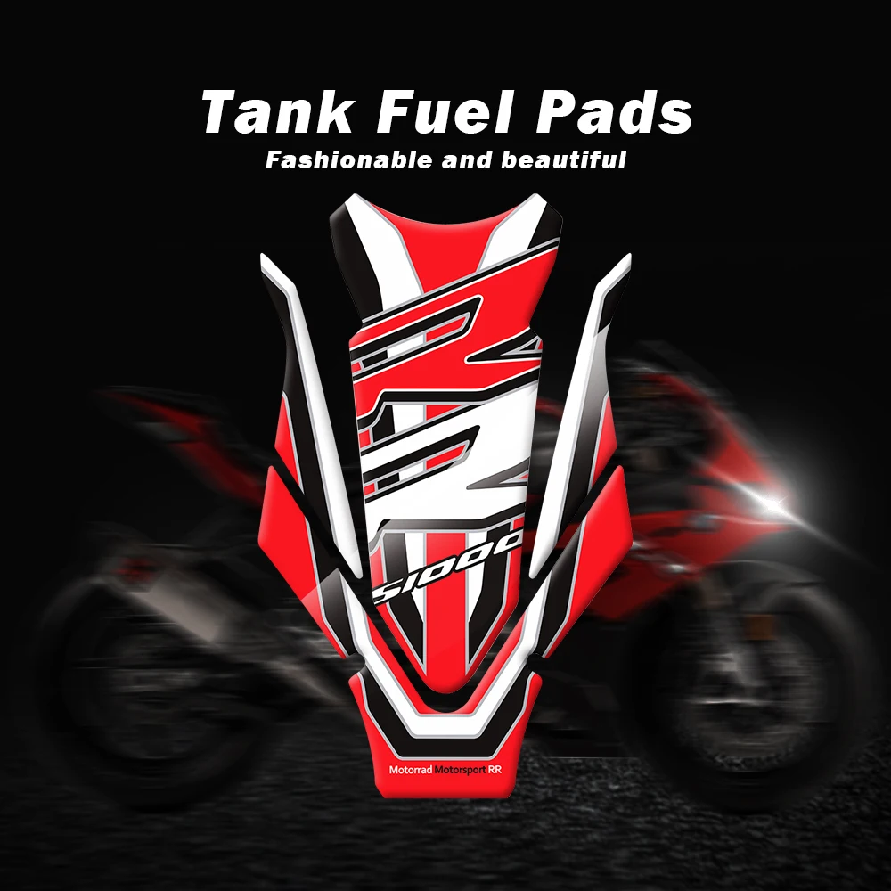 

Motorcycle Tank Pad Protector Gel Paint Protection 3D fuel tank sticker for BMW S1000RR M1000RR 2019-2022