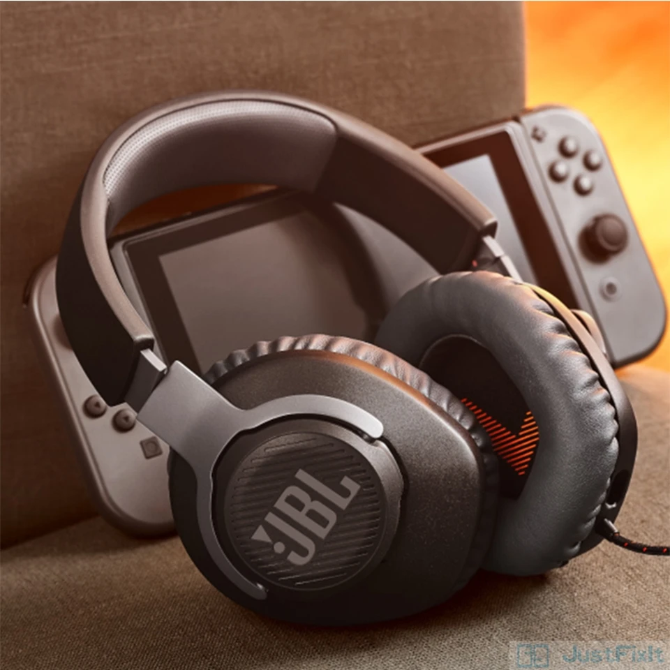 New JBL Quantum 100 Wired Headphone Gaming Headset with Mic Foldable Earphone for PlayStation/Switch/iPhone/Mac/VR | Электроника