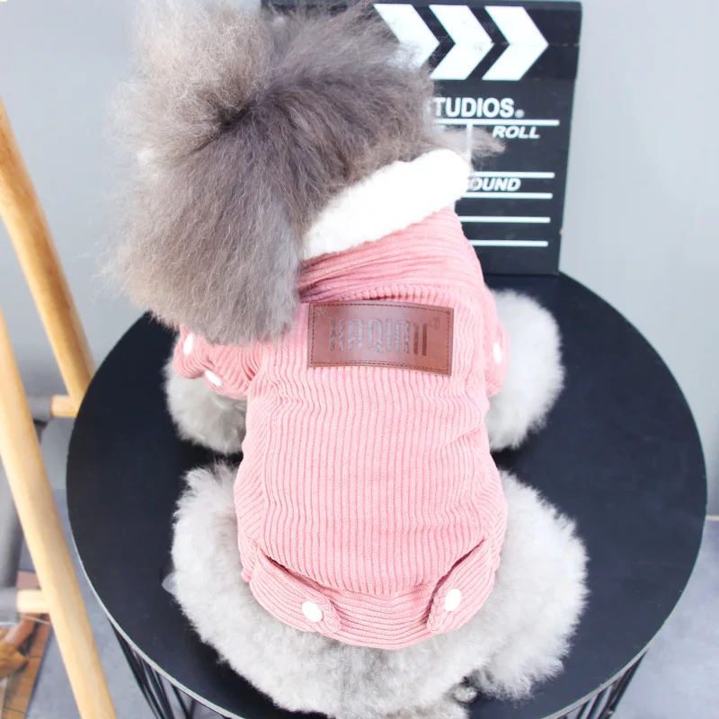 Для собак одежда для осень зима Тедди Bomei четыре ноги с изображением котов