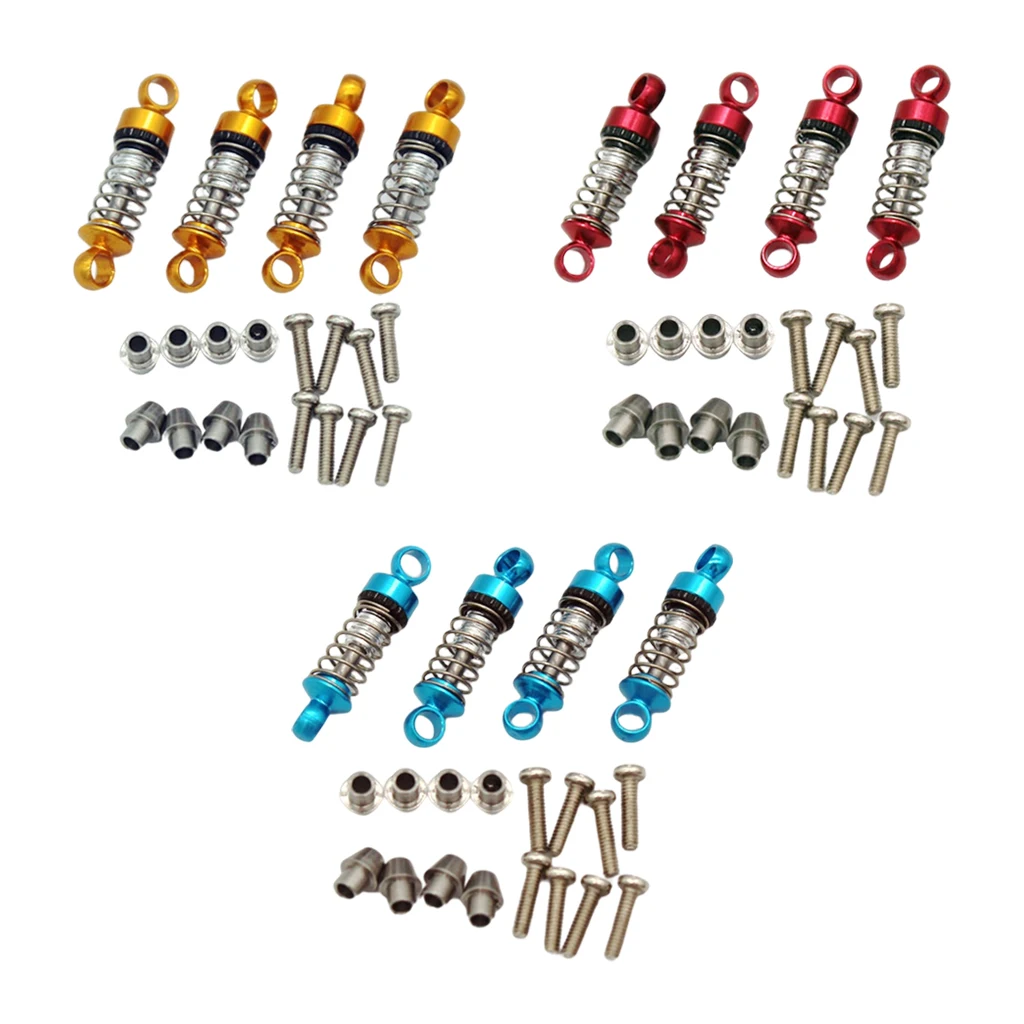 4 шт. амортизаторы из алюминиевого сплава для моделей автомобилей WLtoys K989 K969 K979 P929