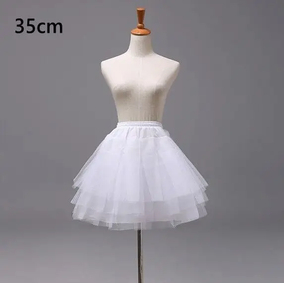 petticoat 35cm Прямая поставка; Розничная ; Новинка года; летнее кружевное платье из тюля с блестками и цветами; праздничная одежда для свадьбы; вечерние платья для малышей; Повседневное платье для отдыха - Цвет: petticoat 35cm