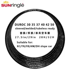 Обода Sunringle DUROC, 30, 35, 37, 40, 42, 50, Mtb, обод 27,529 дюймов, горный бескамерный паяльный обод, обод 2832H, ширина, алюминиевые обода