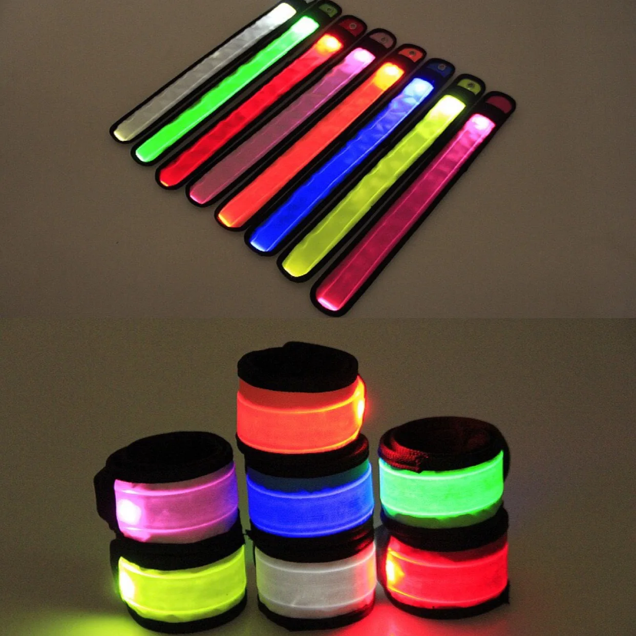 Outdoor Sport Night Running Armband Waterproof Led Light Safety Belt Glowing Arm Leg Warning Wristband Riding Bike Bicycle Party | Дом и сад