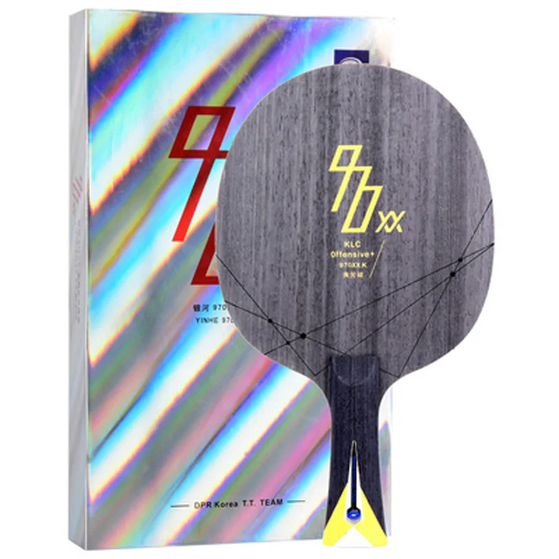 YINHE 970XX -K (970XX-K, 5+2 KLC, Used by DPR Korea Team) Kevlar Carbon Table Tennis Blade Ping Pong Bat Paddle Paddle