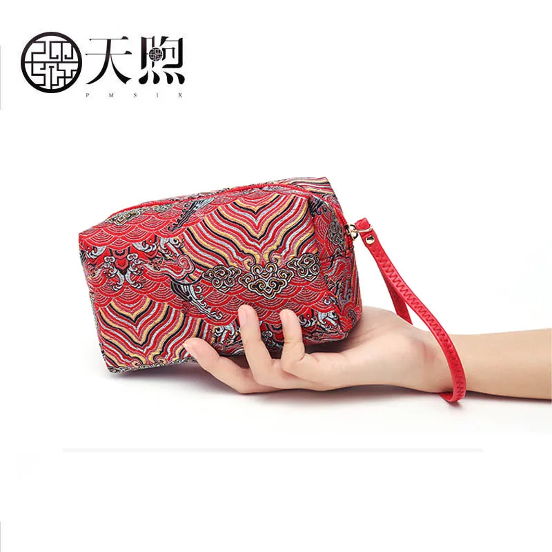 PMSIX 2020 New women canvas bag fashion handbags famous brands embroidered small quality clutch bags | Багаж и сумки