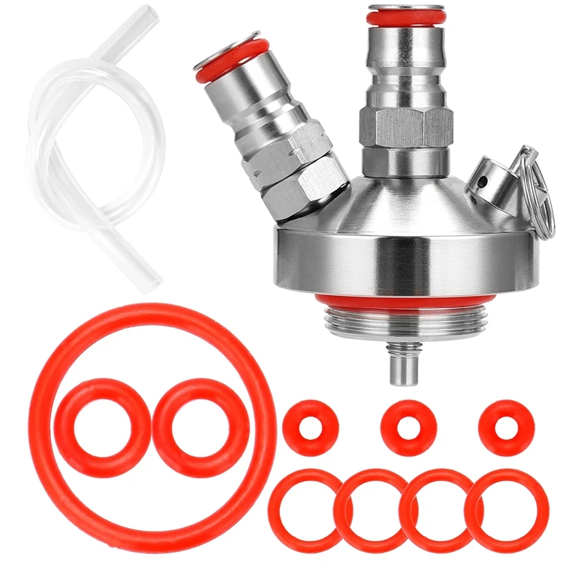 

Beers Keg 304 Stainless Steel Ball Lock Wines Tap Dispenser For 3.6L/5L/10L Homebrew Beers Tool Wine Tap Dispenser