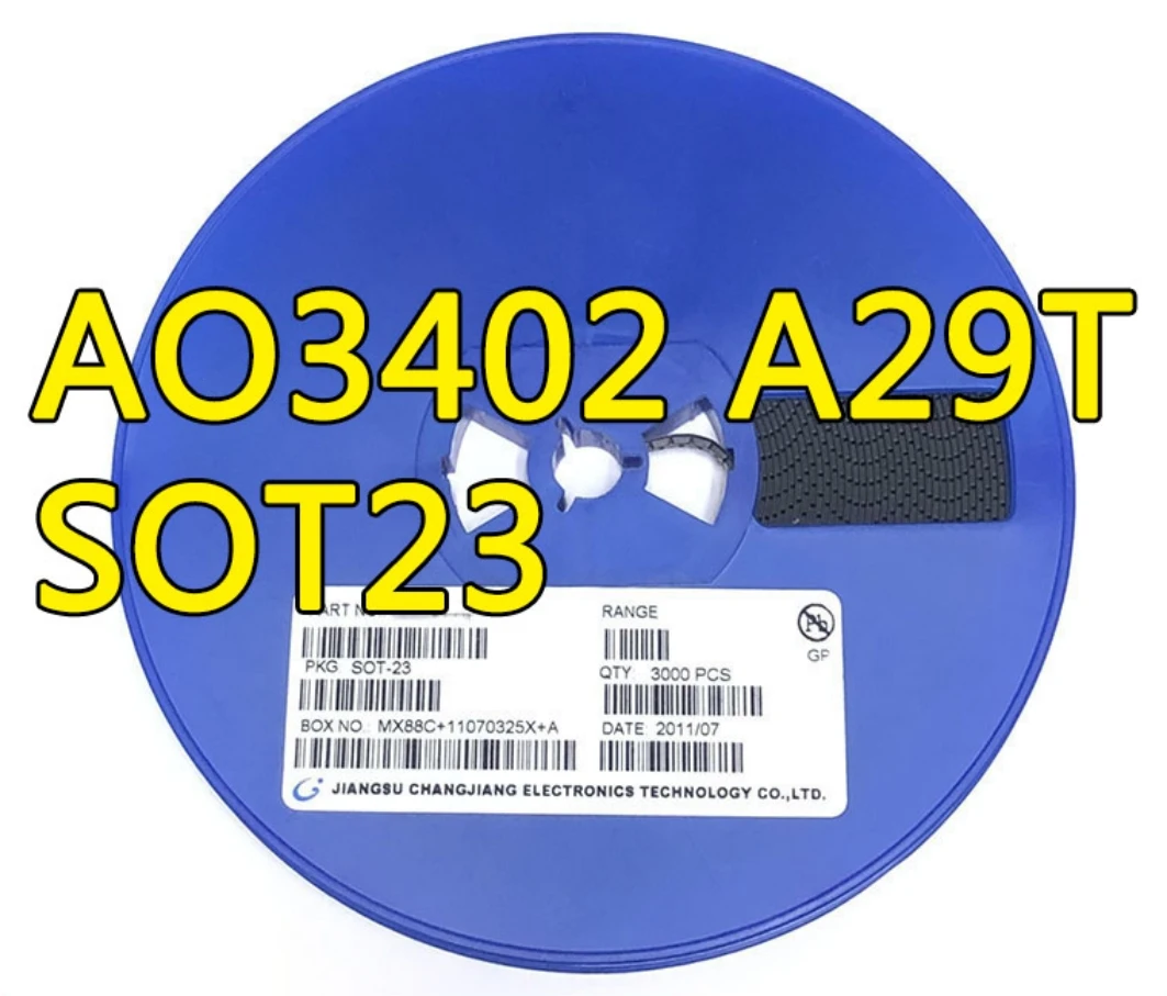 

AO3402 SOT-23, 100 шт., новинка, 100% гарантия качества