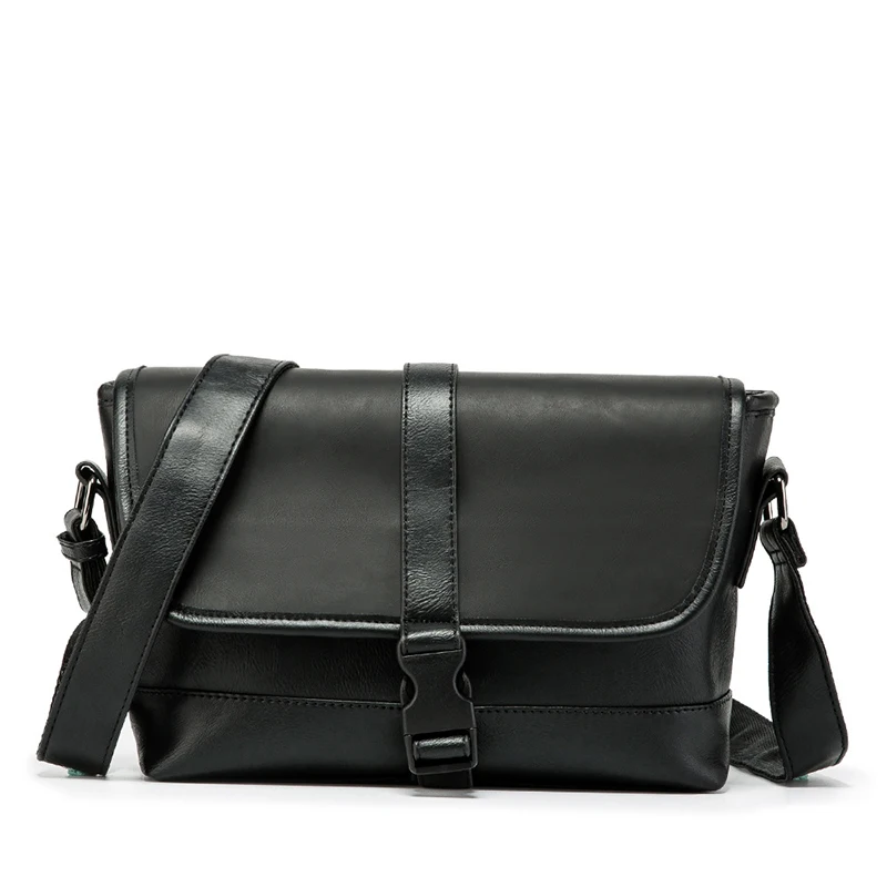 

Trend Messenger Bag Men's Pu Leather Crossbody Bags Large Capacity Shoulder Bag Multifunctional Bags Fashion Black Bags for Men