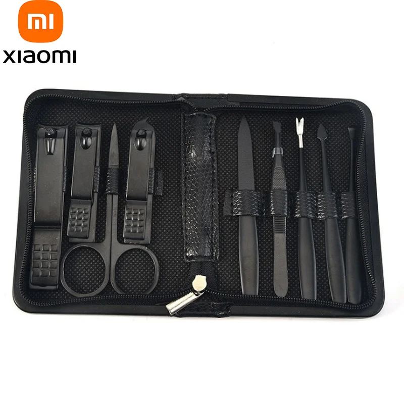 Xiaomi-cuchillo Mijia Youpin para uñas, juego antisalpicaduras de calidad, herramienta de manicura y pedicura esencial para viajes en casa
