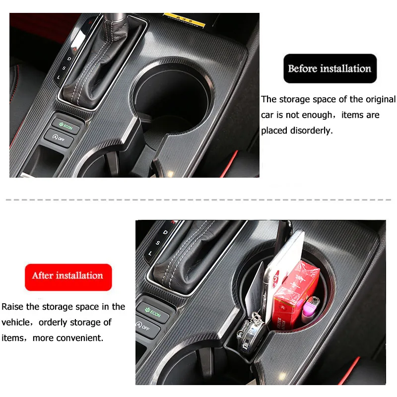 Центральный автомобильный ящик для хранения стаканов воды органайзер держатель