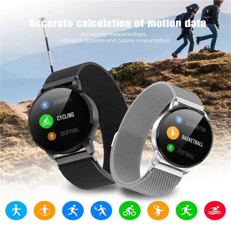 Смарт часы IP67 водонепроницаемые Bluetooth спортивные фитнес трекер монитор