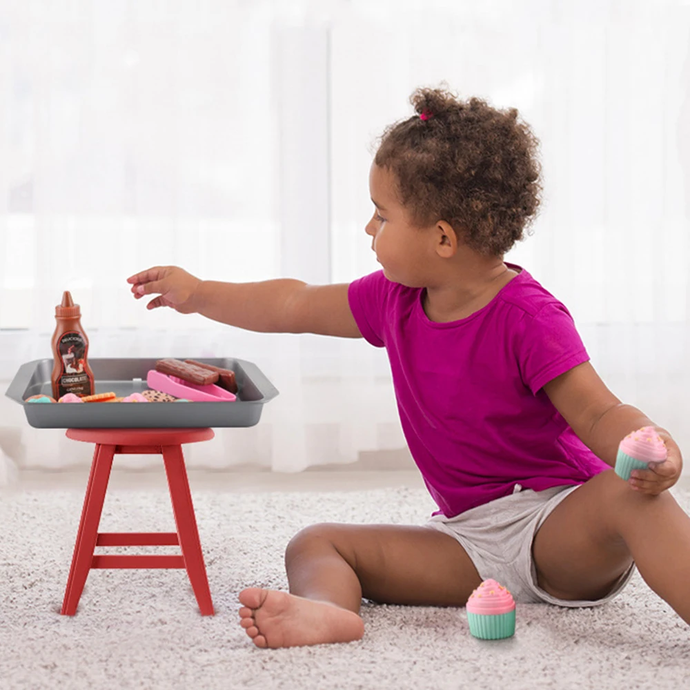 

16pcs/set Emulational Pretend Play Chocolate Cake Cookie Dessert Breakfast Kit Set Candy Children Pretend Play DIY Kitchen Toys