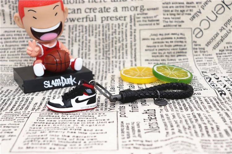 Ручной работы 3D AJ брелок Air Mini Jordan кроссовки модель милый брелок для ключей Баскетбольная обувь брелок лучший подарок Новая мода ювелирные изделия