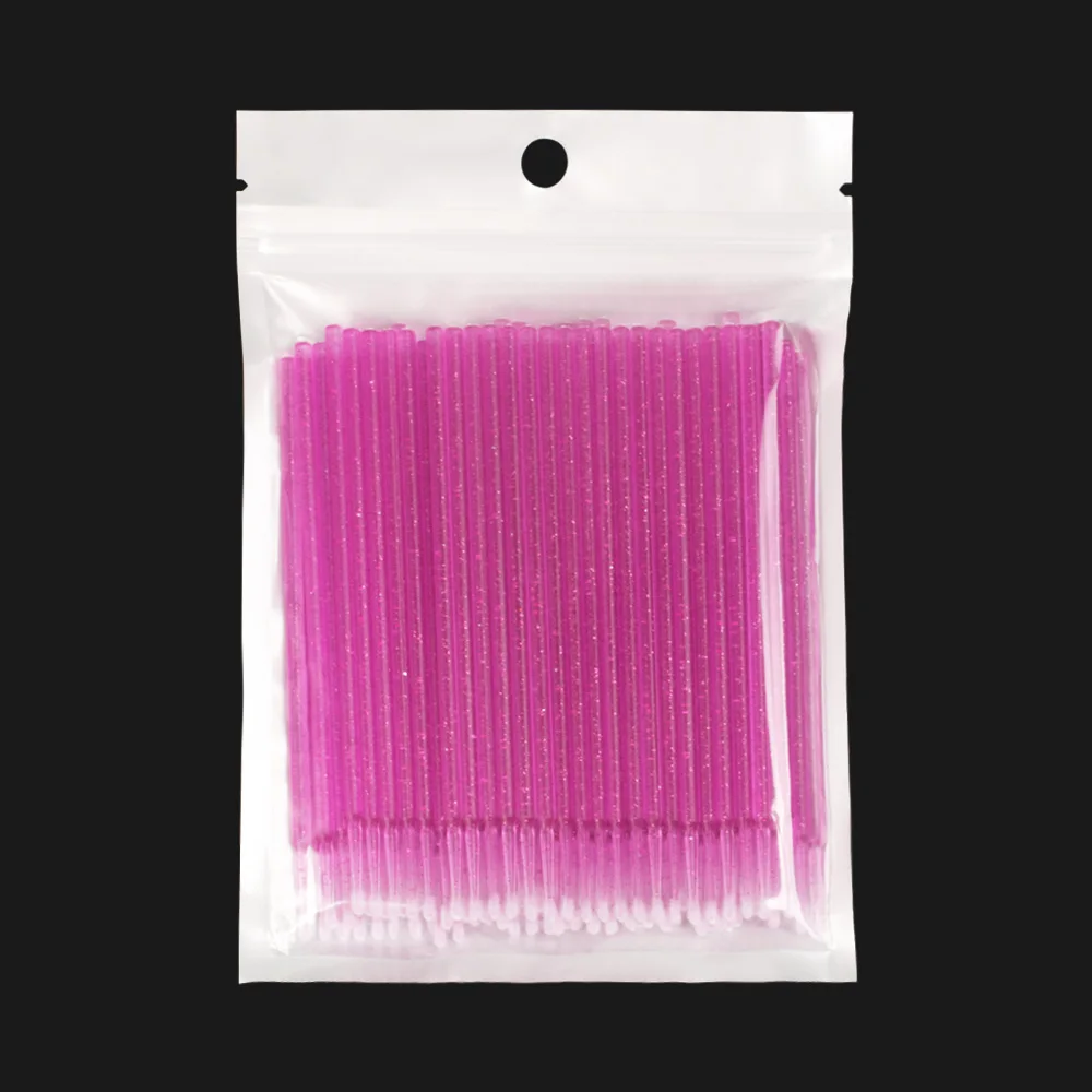 

100 шт., одноразовые нано-ватные палочки для наращивания ресниц