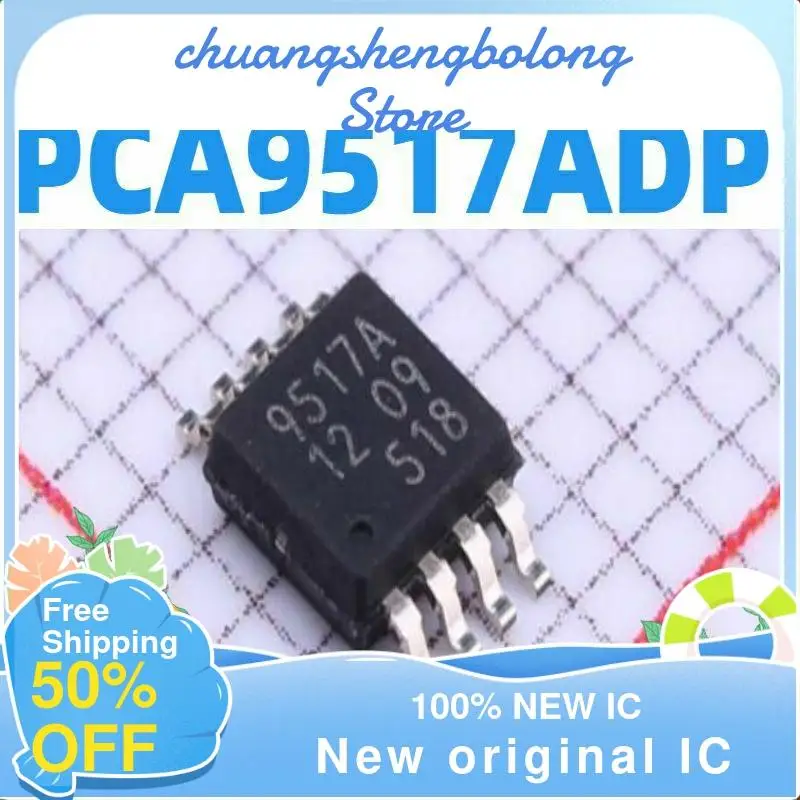 

10-200 шт. PCA9517ADP MSOP8 новый оригинальный IC