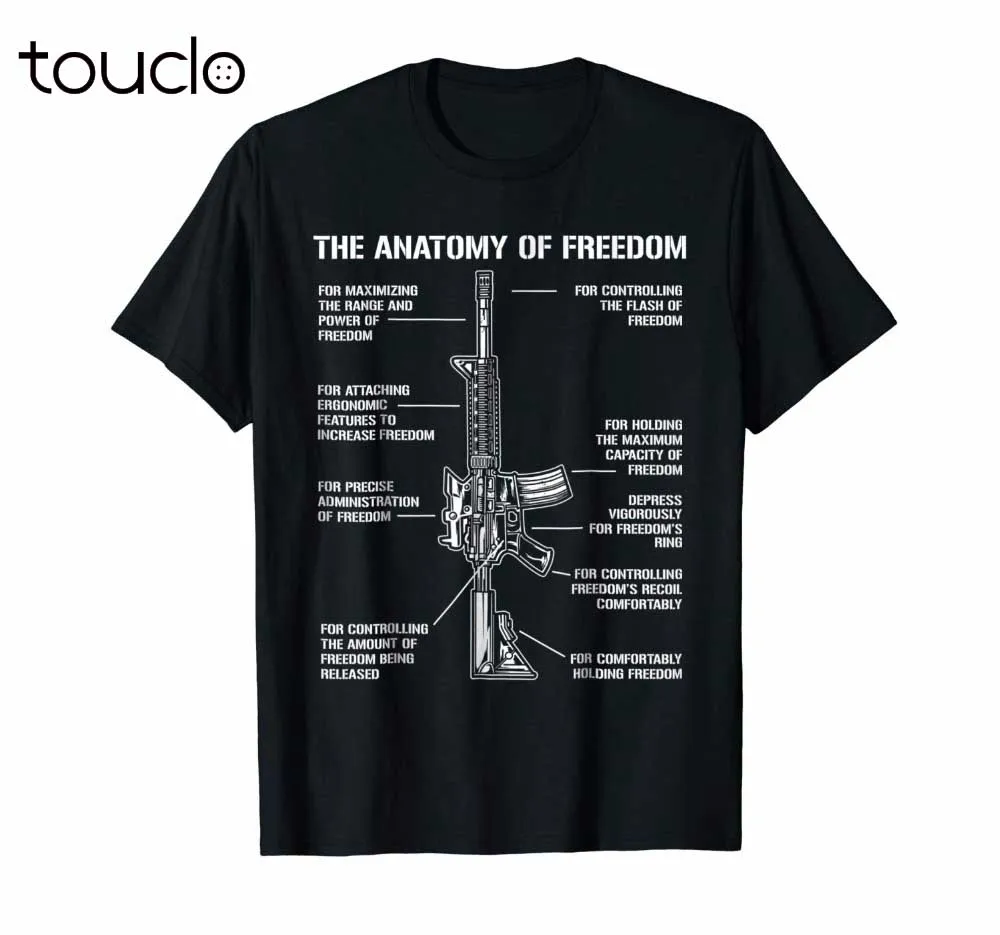 Футболка мужская с надписью Анатомия свободы 100% хлопок круглым вырезом и