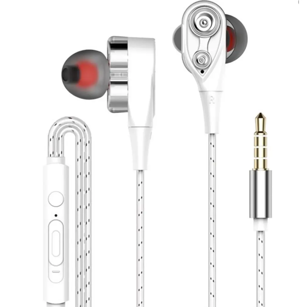 

Z2 Rovtop Wired Earphone High Bass Dual Drive Stereo In-ear Earphones With Microphone Computer Earbuds For Cell Phone