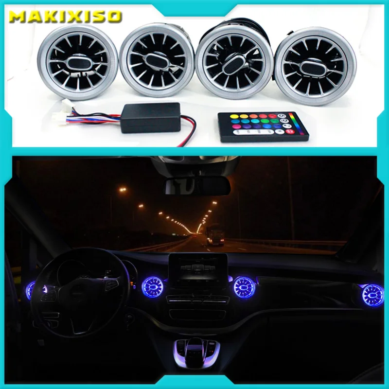 Выходное светодиодное освесветодиодный 64 цвета для Mercedes Benz V Class W447 Vito V250